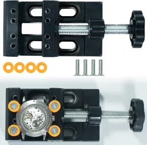 Adjustable Opener Back Watch Case Holder Tool & Watchmaker Tool,Metal & Plastic