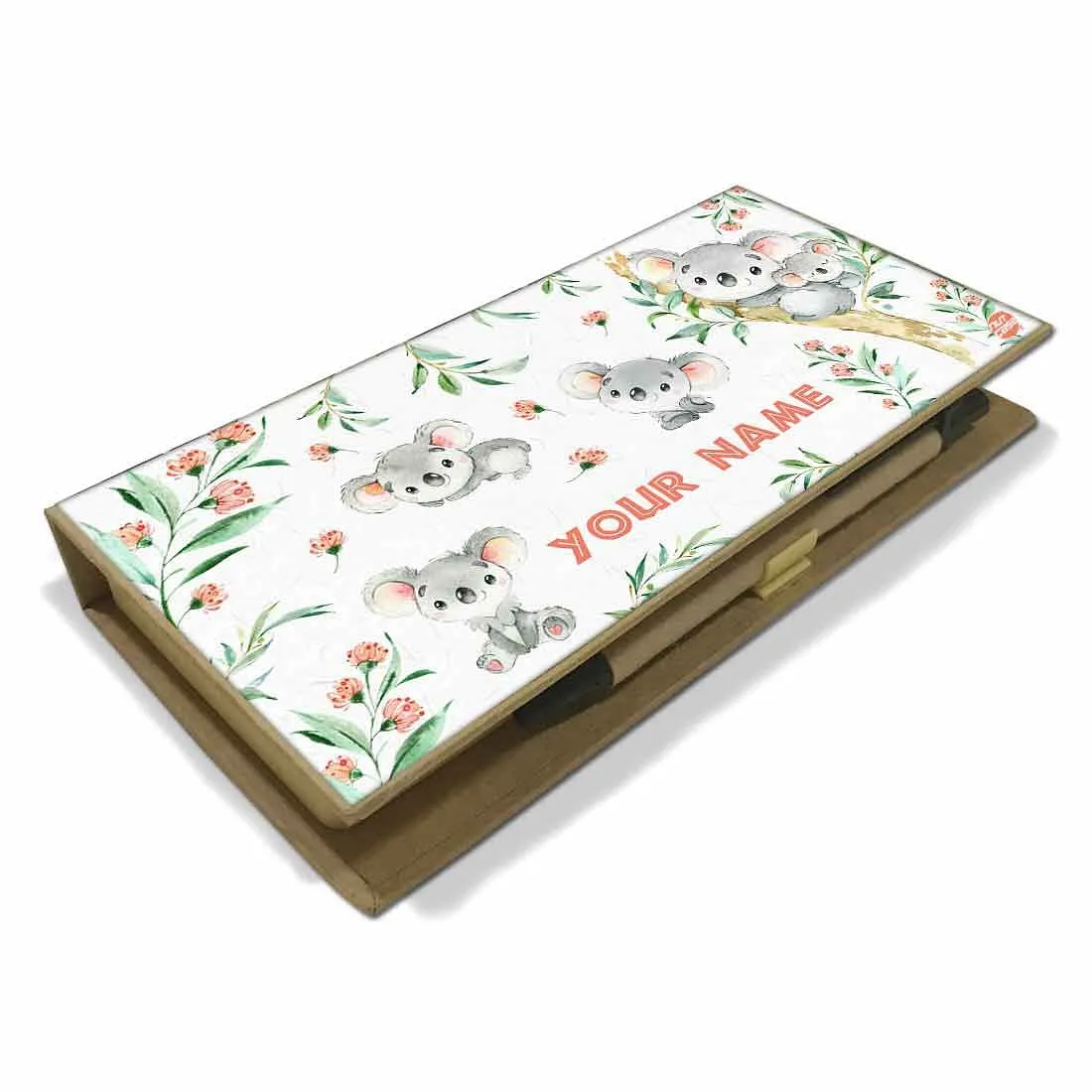 Beautiful Custom Stationery  Kit Box Organizer - Cute Koala