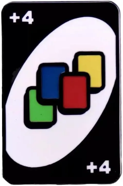 Card Game Enamel Pin, Cards Brooch