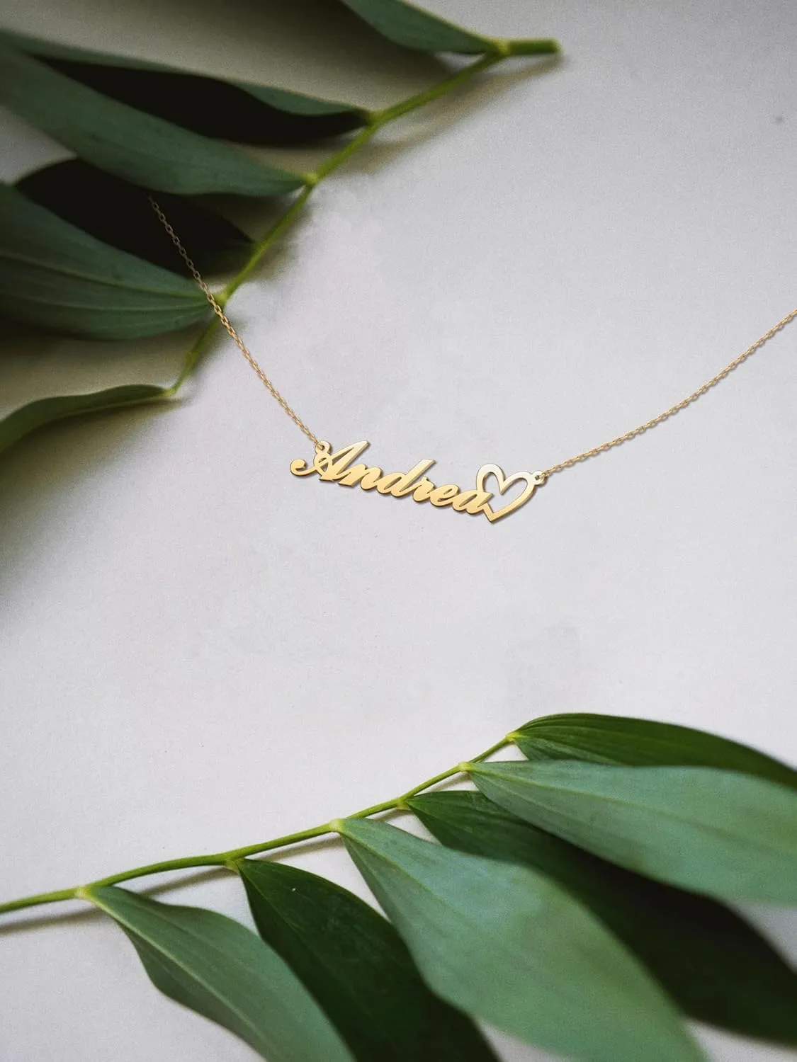 Custom Name Necklace Gold Plated Personalized Nameplate Jewelry Customized Gift for Women
