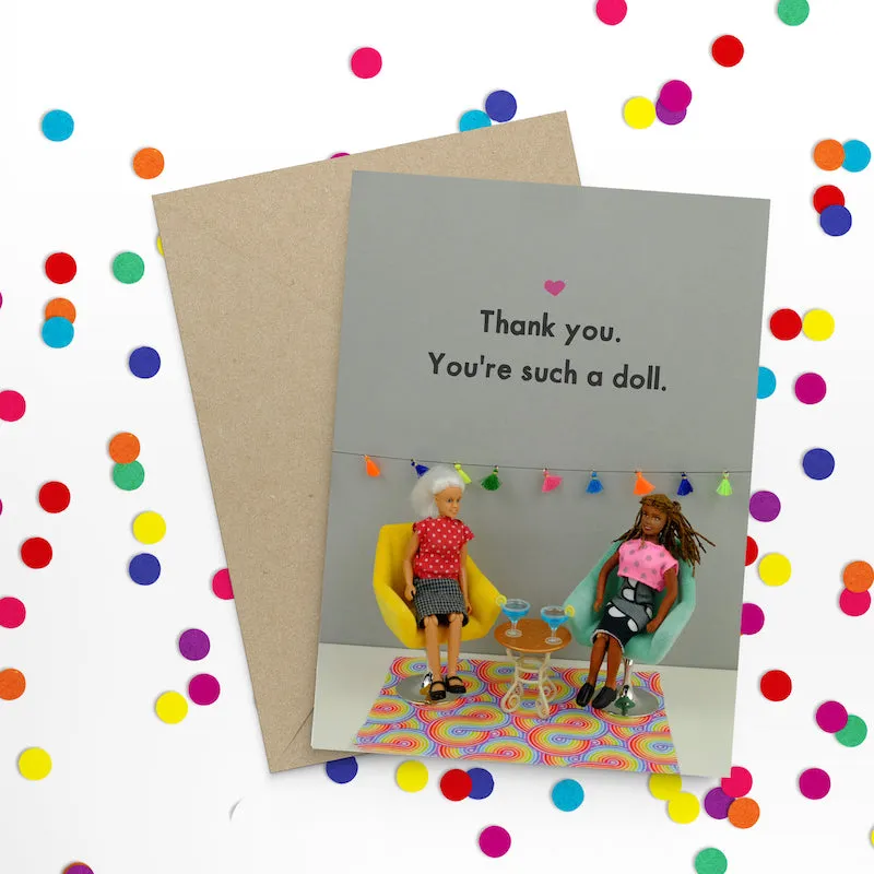  Doll  Greeting Card