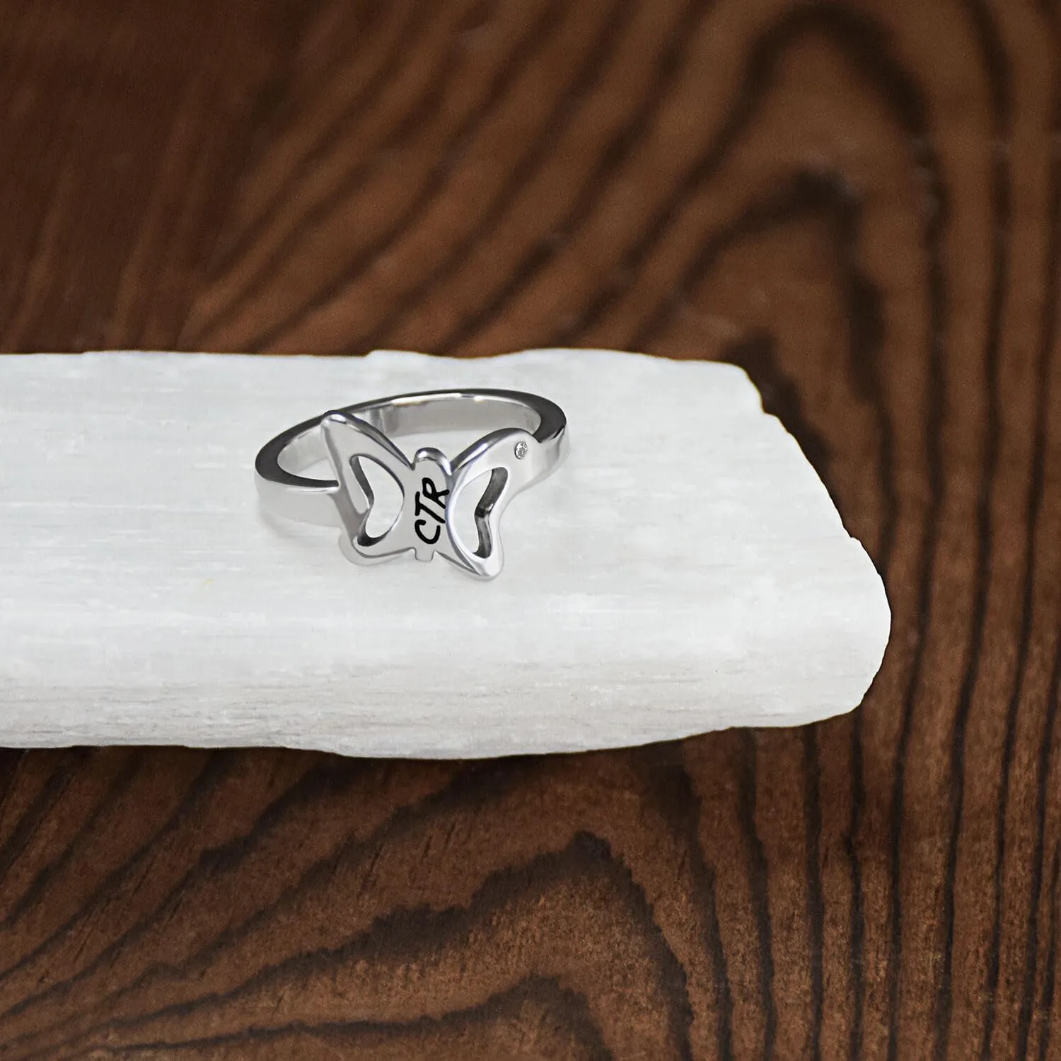 Flutter LDS CTR Ring by Ringmasters | Choose the Right Faith Ring | Keepsake LDS Jewelry