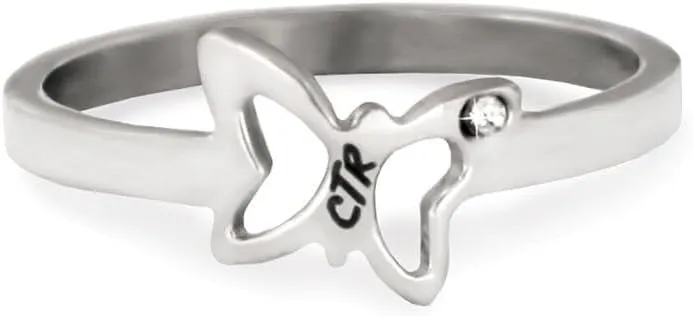 Flutter LDS CTR Ring by Ringmasters | Choose the Right Faith Ring | Keepsake LDS Jewelry