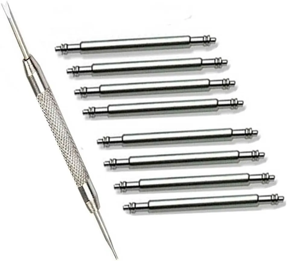 for 26mm Spring Bar Watch Pins Replacement Pins 8 PCS Diameter 1.5mm with Watch Band Spring Bar Tool (26mm)