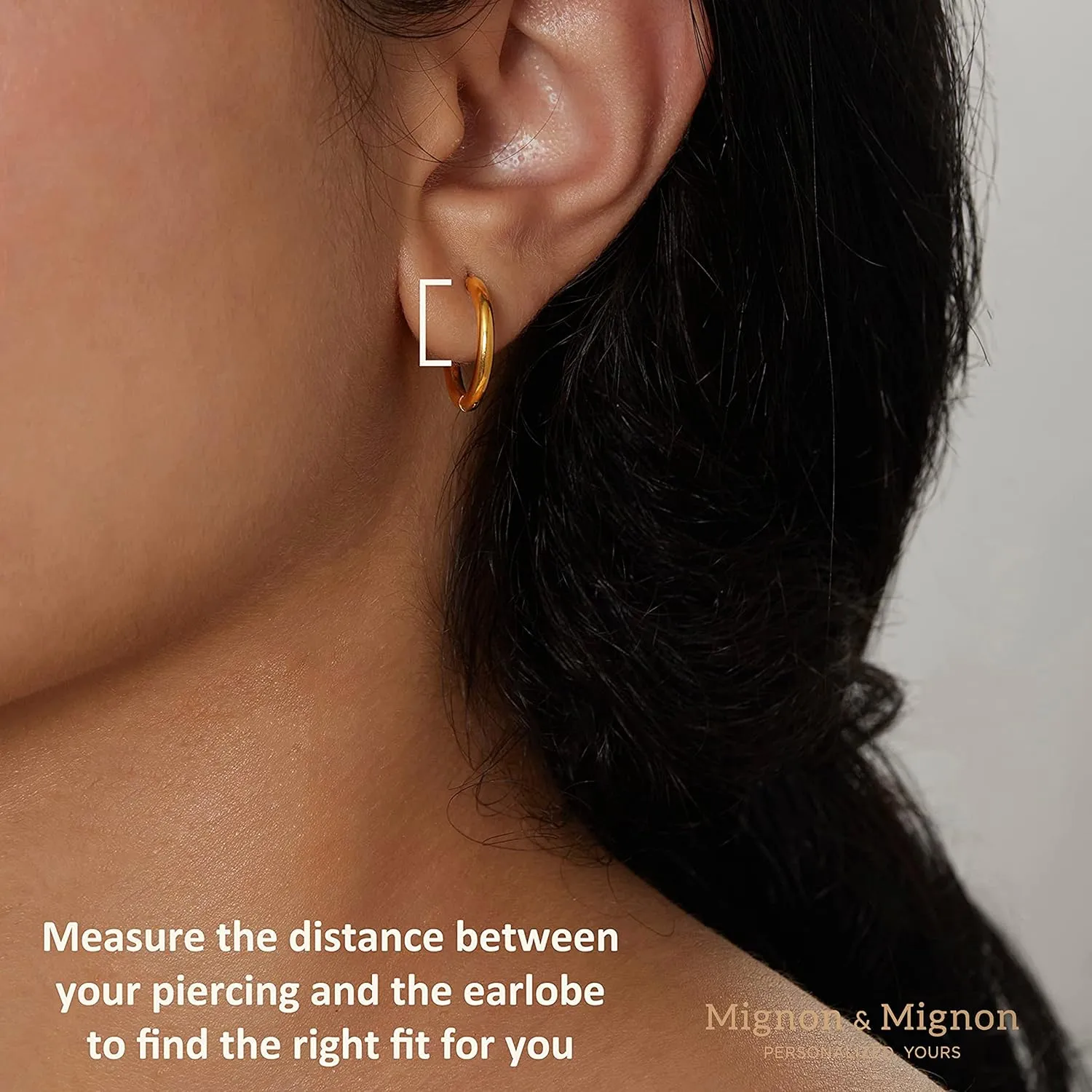 Gold Tiny Huggie Hoops Earrings Sets for Men Women Thick Bold Earrings Gold Conch Hoops Earrings Hypo-allergenic Ear Accessories for Her -HE