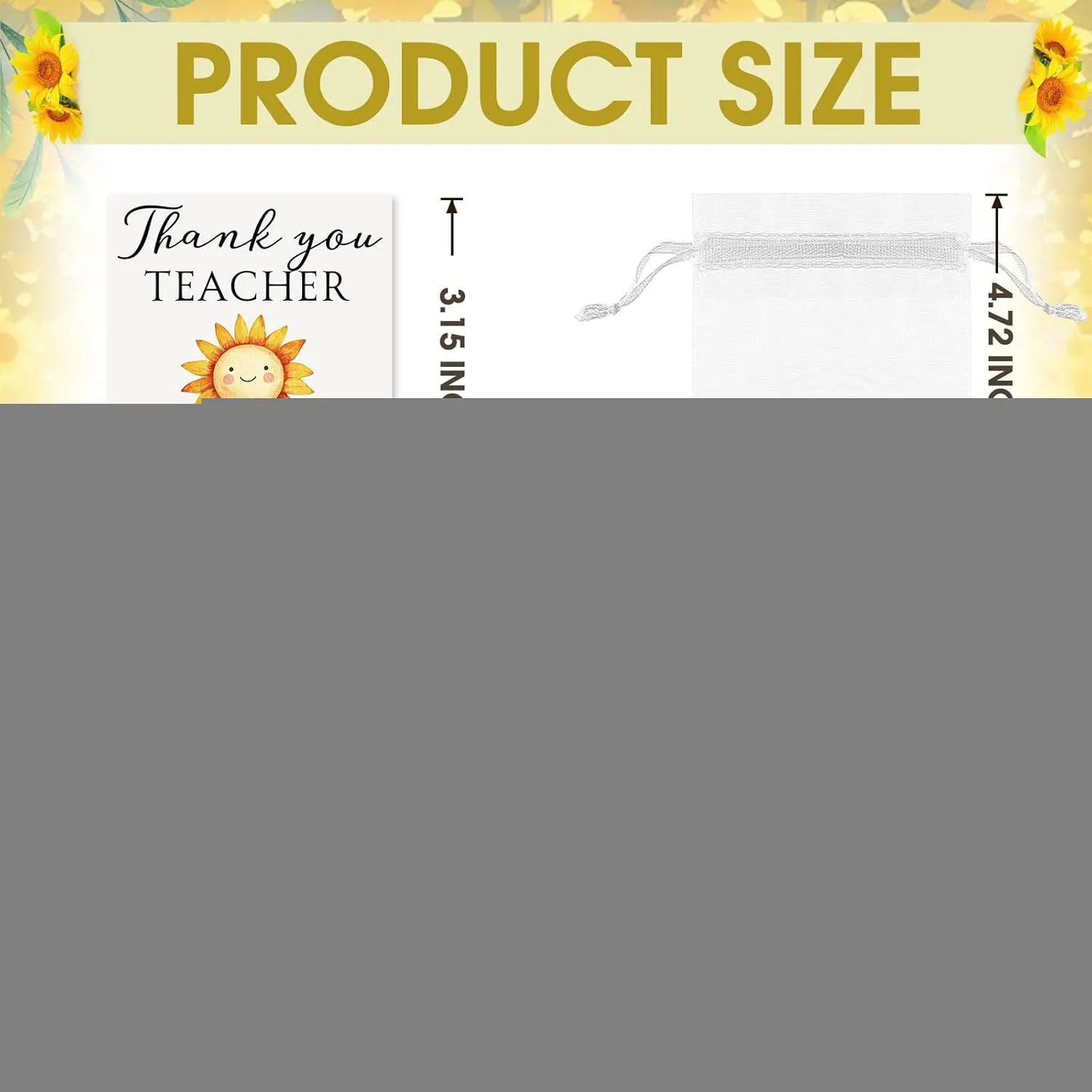 Misdary Teacher Appreciation Gifts Cute Sunflower Bee Lapel Pin Badge Thank You Gift for Employee Coworker
