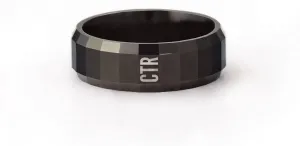 Obsidian Tungsten LDS CTR Ring by Ringmasters | Choose the Right Faith Ring | Keepsake LDS Jewelry