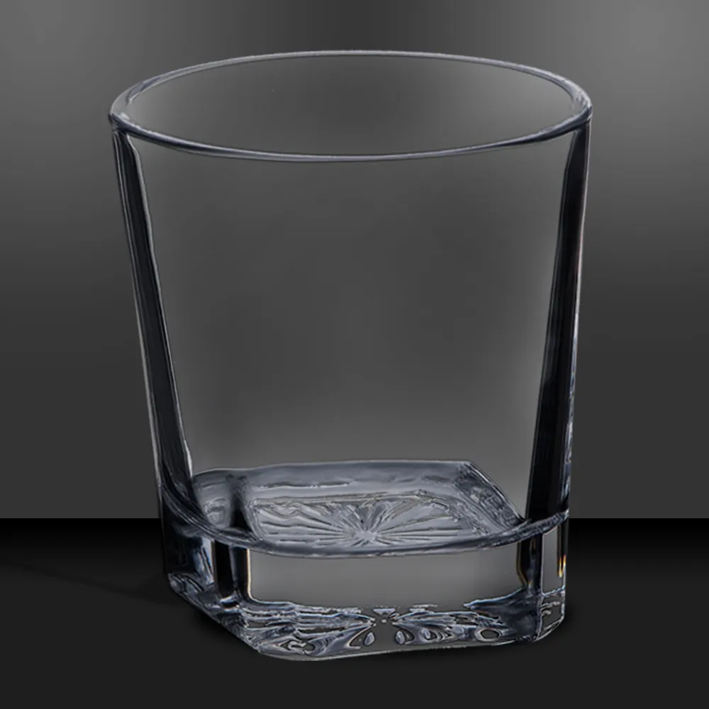 Set of 4 Square Whiskey Glasses in Gift Box