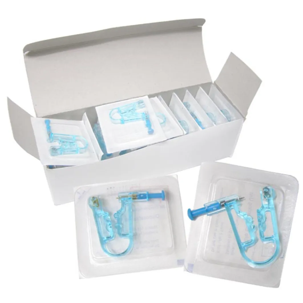 Steel Birthstone Sterilized Piercing Gun Set (12pc/pkg)