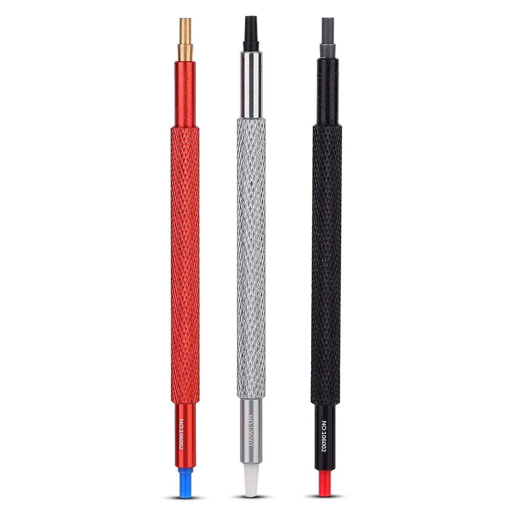 Watch Hand Setting Repair Tool, 3pcs/lot Watch Hand Pressers Pusher Fitting Set, Watchmakers Wristwatch Strap Repair Tool Watch Band Pin Watchband Pin Remover Repair Tool Metal