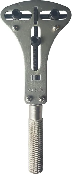 Watch Screw Case Back Opener Remover Repair Tool Large Wrench & 12 Bits (55mm watch back case)